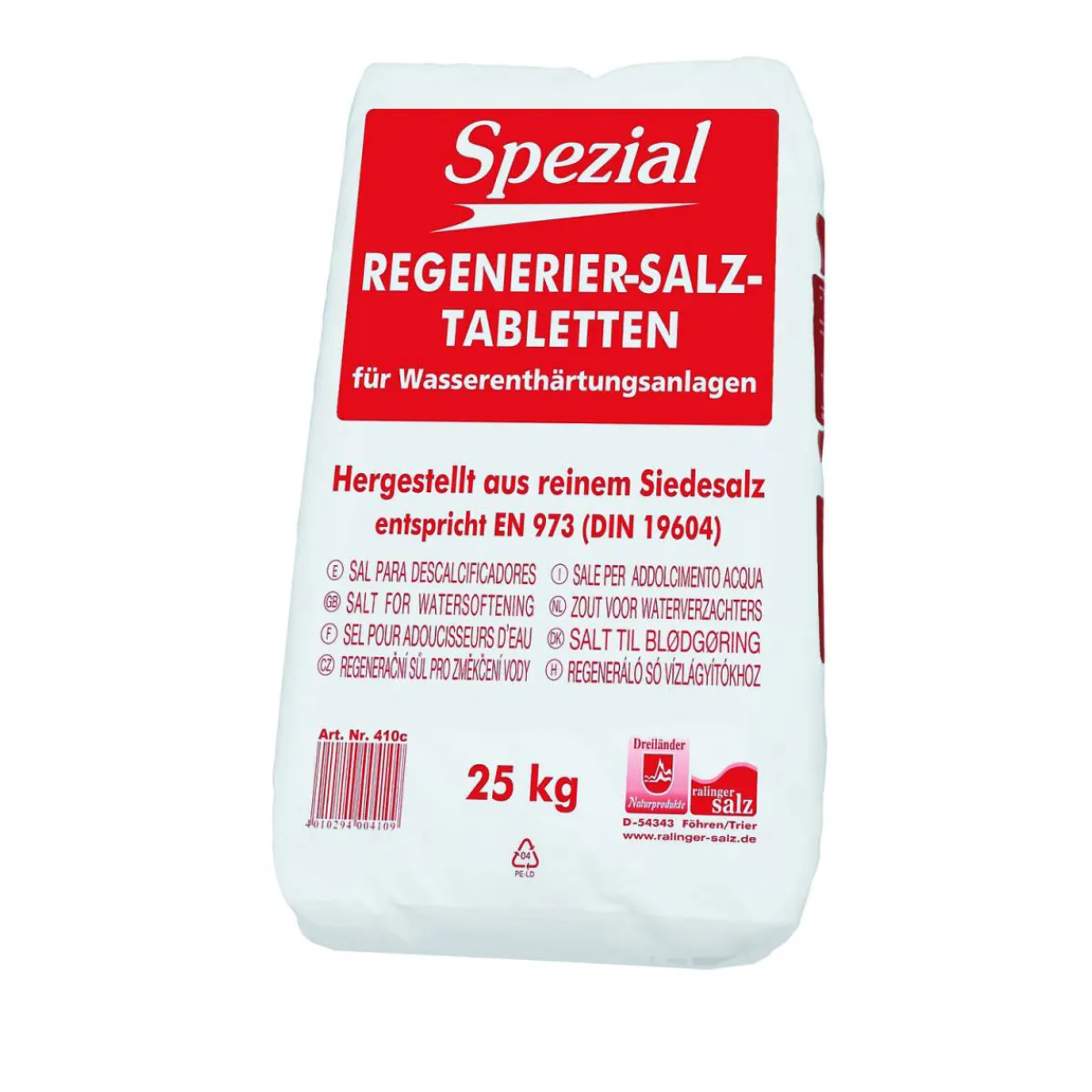 Regenerier-Siedesalz-Tabletten 25 kg* Best