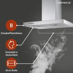 Blockhaube CH 22098IXB silber 60 cm*Respekta Online