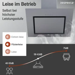 Schraeghaube CH22020 IXA 60cmEdelstahl EEK B^Respekta Discount