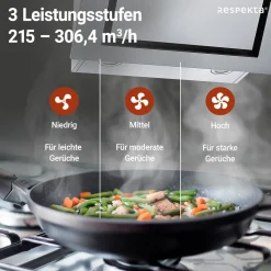 Schraeghaube CH22020 IXA 60cmEdelstahl EEK B^Respekta Discount