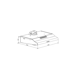 Tilla Unterbauhaube CH1259IXCN 60 cm Edelstahl^Respekta Outlet