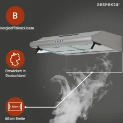 Tilla Unterbauhaube CH1259IXCN 60 cm Edelstahl^Respekta Outlet