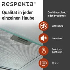 Tilla Unterbauhaube CH1259IXCN 60 cm Edelstahl^Respekta Outlet