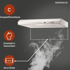 Respekta Unterbauhaube Suna DH620WL weiß 60 cm