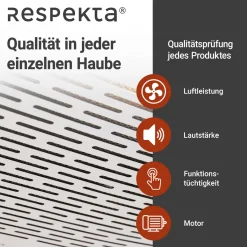 Respekta Unterbauhaube Suna DH620WL weiß 60 cm