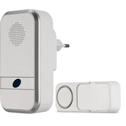 Funk-Gong mit Taster kompakt Orchestra für Steckdose 58 Melodien 150m weiß*REV Ritter Discount