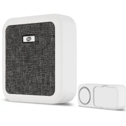 Funk-Gong mit Taster & Stoffbez.Orchestra Batterie 58 Mel. 150m weiß^REV Ritter