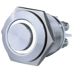 REV Ritter Klingelknopf für Einbau mit LED-Beleuchtung weiß