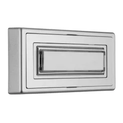 REV Ritter Klingeltaster Aufputz Kunststoff 1-fach mit Namensschild beleuchtbar silber