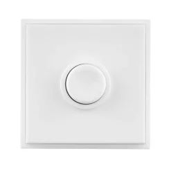 REV Ritter Klingeltaster Aufputz Kunststoff 1-fach kompakt weiß