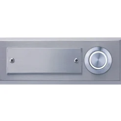 Klingeltaster Aufputz 1-fach mit LED-Beleuchtung & gravierbarem Namensschild Edelstahl^REV Ritter Clearance