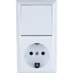 REV Ritter AP-Schalterprogramm PlanoLuxe weiß Kombi Aus-/Wechselschalter