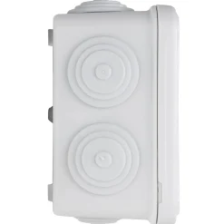 REV Ritter Feuchtraum-Abzweigkasten 8,4 cm IP54 Aufputz grau