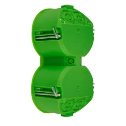 REV Ritter Hohlwanddose 2-fach grün 50 mm