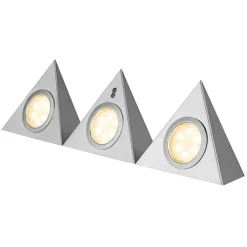REV Ritter LED-Unterbauleuchte Trinagle Snsor 3 x 2,5W silber