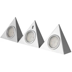 REV Ritter LED-Unterbauleuchte Trinagle Snsor 3 x 2,5W silber