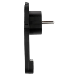 Schutzkontakt-Flachstecker Smart Kunststoff wiederanschließbar schwarz^REV Ritter Discount