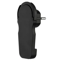 Schutzkontakt-Flachstecker Smart Kunststoff wiederanschließbar schwarz^REV Ritter Discount