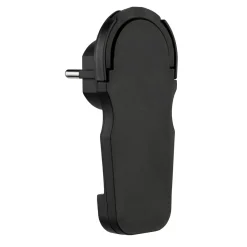 Schutzkontakt-Flachstecker Smart Kunststoff wiederanschließbar schwarz^REV Ritter Discount