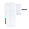 Steckdosenadapter mit Schalter 1fach Schutzkontakt weiß^REV Ritter Online