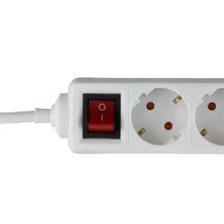 Steckdosenleiste Standard 6-fach mit Schalter 1,4 m weiß*REV Ritter Hot