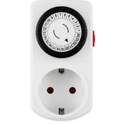 REV Ritter Zeitschaltuhr innen mechanisch Standard 48 Schaltzeiten weiß