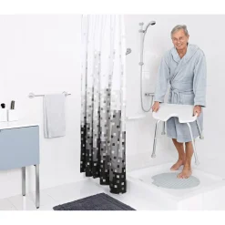 Bade-/Duschhocker höhenverstellbar mit Hygieneausschnitt*Ridder