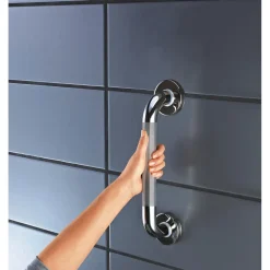 Haltegriff mit rutschhemmender Grifffläche 30 cm poliert Edelstahl*Ridder Discount
