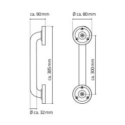 Ridder Haltegriff Sam S schwarz