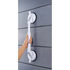 Reisesauggriff mit 2 Saugern 44,5-57,5 cm teleskopierbar weiß*Ridder Sale