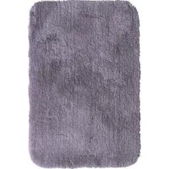 Ridder Teppich Chic 60 x 90 cm grau Polyester-Microfaser