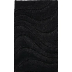 Ridder Teppich La Ola 60 x 90 cm schwarz Polyester
