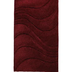 Teppich La Ola 60 x 90 cm weinrot Polyester^Ridder Hot