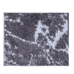 Teppich Marmor 55 x 50 cm grau-weiß Polyester-Microfaser*Ridder New