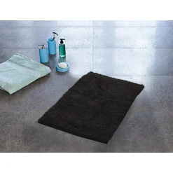 Ridder Teppich Soft 55 x 85 cm schwarz Polyester-Microfaser