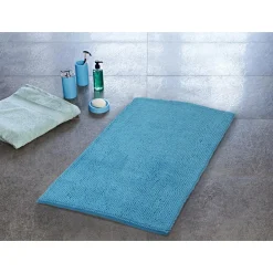 Teppich Soft 55 x 85 cm hellblau Polyester-Microfaser^Ridder Best