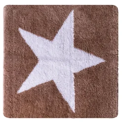 Ridder Teppich Star 55 x 50 cm weiß-beige Polyester-Microfaser