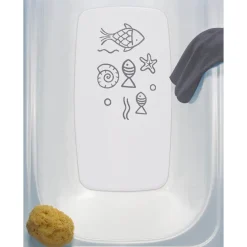 Wanneneinlage ca 38 x 72 cm Neptun grau^Ridder Hot