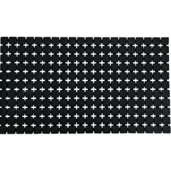 Wanneneinlage ca 39 x 68 cm Nevis schwarz^Ridder Outlet