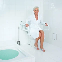 Ridder WC-Aufstehbügel 55,5 cm klappbar weiß