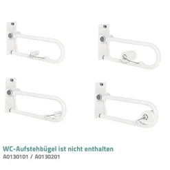 WC-Papierhalter für WC-Aufstehbügel klappbar*Ridder Clearance