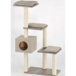 Kratzbaum „Stufenboy Cosy“ Sanremodekor-Kissen, sand^Rohrschneider Hot