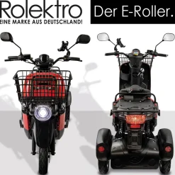 E-Carrier 25 V.3 Lithium, Rot, ohne Koffer, 60V-32,5Ah Akku, 1000 Watt^Rolektro