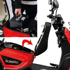 E-Carrier 25 V.3 Lithium, Rot, ohne Koffer, 60V-32,5Ah Akku, 1000 Watt^Rolektro