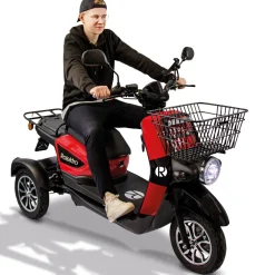 E-Carrier 25 V.3 Lithium, Rot, ohne Koffer, 60V-32,5Ah Akku, 1000 Watt^Rolektro