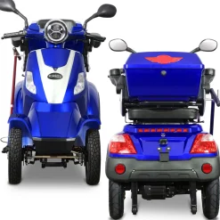 E-Quad 25, Blau, 60V-20Ah Bleigel Akku, 1000 Watt*Rolektro Outlet