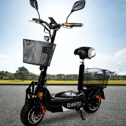 Rolektro E-Scooter „E-Joy 20“, faltbar, Schwarz