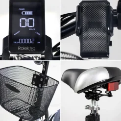 E-Scooter „E-Joy 45“ Schwarz, 48 V-20 AH Akku, 1000 W^Rolektro Sale