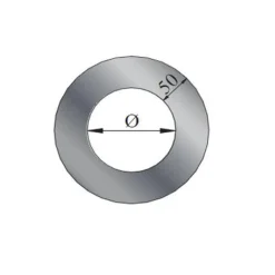 MyFireTool Rosette 5 cm DM 135 mm schwarz