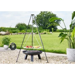 Dreibein fuer Feuerschalen Dm.60cm massives Stahlgestell Grillfl. 58cm^Rothmann Online
